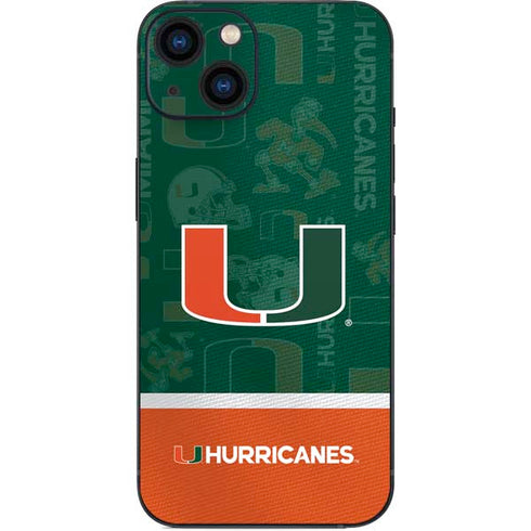 University of Miami U Hurricanes iPhone 13 Skin